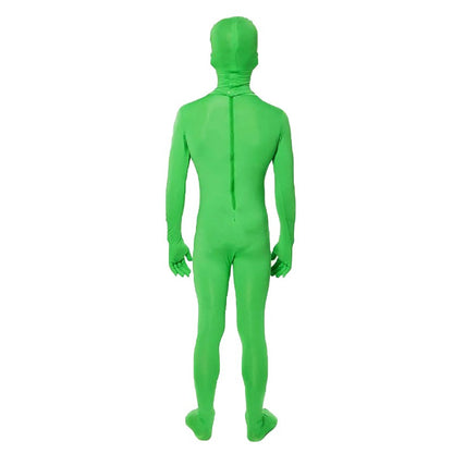 ET Alien Cosplay Costume Zentai Jumpsuit ET Universe Lord Costume Evil Horror Scary Mask Halloween Carnival Mask Set