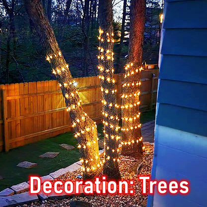 Led Silver Wire Fairy Lights USB Powered LED String Lights Outdoor Waterproof Garland For Christmas Party Wedding DIY Decoration
