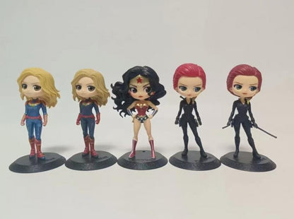 Bandai original Banpresto Qposket Vingadores Capitão América Thor Odinson Viúva Negra Bucky Barnes Thor Fine Collection Figuras