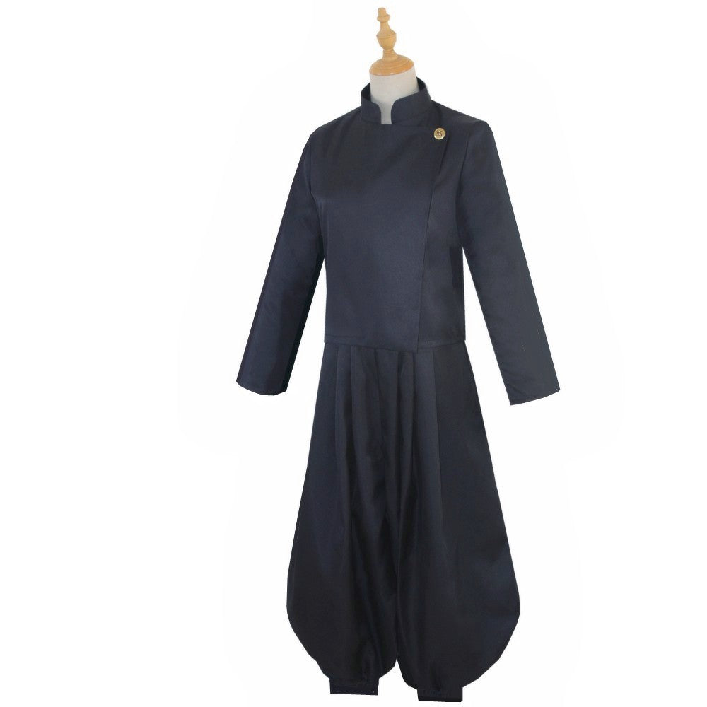 Geto Suguru Cosplay Costume Anime Jujutsu Kaisen High School Ieiri Shoko Costume Uniform Black Suit Halloween for Men Women