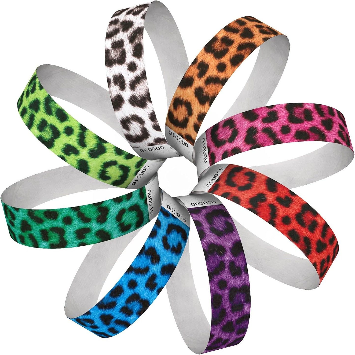 Red Flame 250pcs Tyvek Wristbands Colored Paper Event Wrist Bands Party Games Competitions Guest Gifts