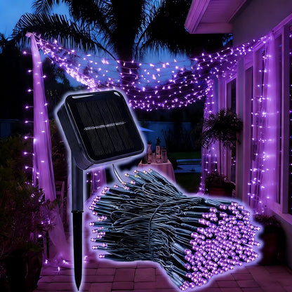 Solar String Lights Outdoor 20/50/100/200 LED Solar Waterproof Lights with 8 Lighting Mode Garland Lights for Tree Party Decor