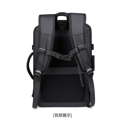 New Men's Backpack Vacuum Compression Backpack Multifunctional Computer Bag Large Capacity Expandable Travel Bag