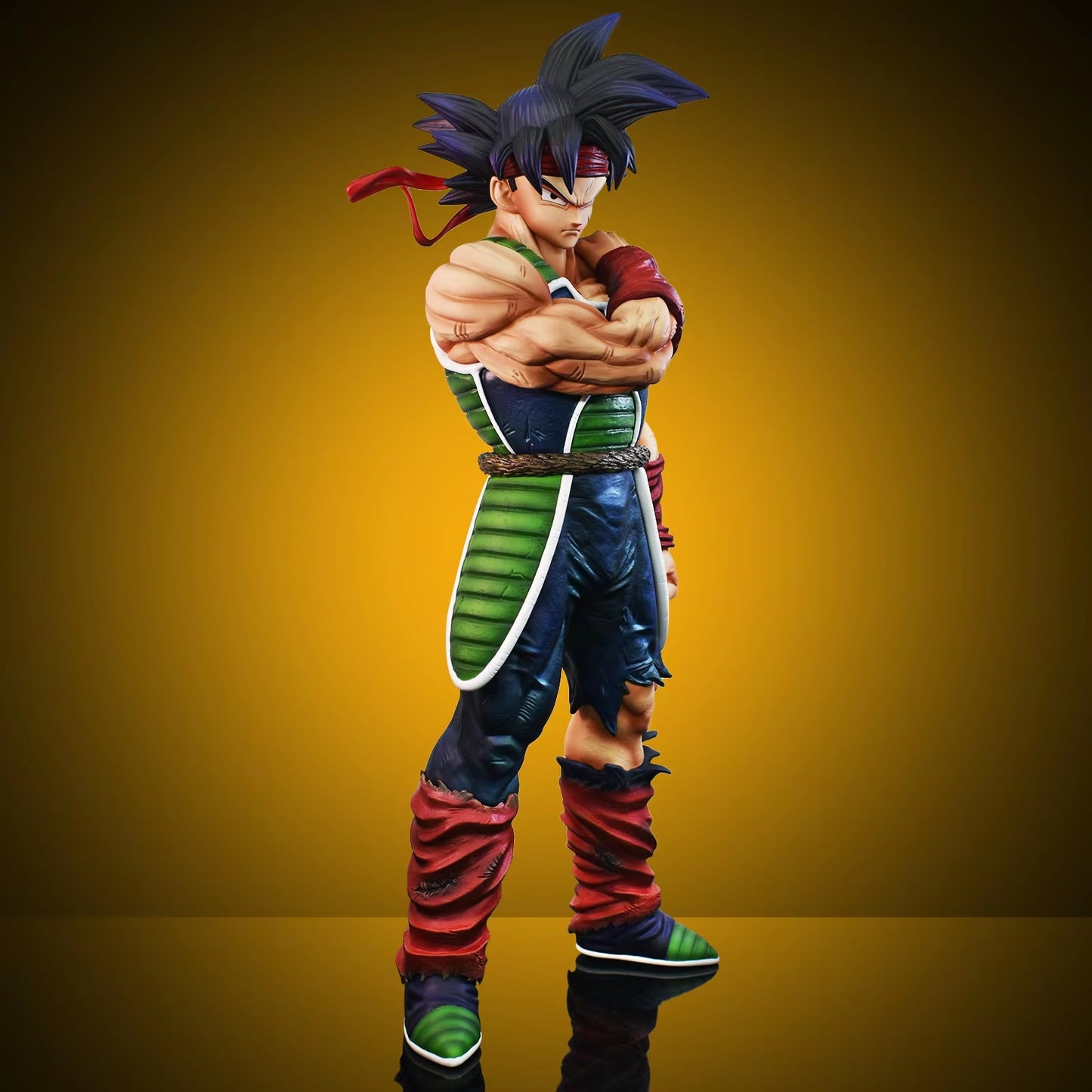 24cm/9.4in Anime Dragon Ball Z Personagem Badak Modelo Coleção Estátua Ornamento Brinquedo Presente