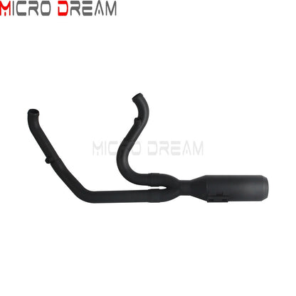 2 into 1 Motorcycle Engine System Pipe Slip on Exhaust Mufflers For Harley Street Glide ST FLHXST EFI FLHX Special FLHXS 2017-25