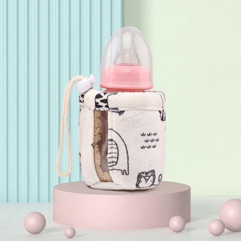 J15U Baby Bottle Bag for Pram Travel Outdoor Baby Feeding Bottle Holder Washable Bottle Thermal Milk Bottle Warmer