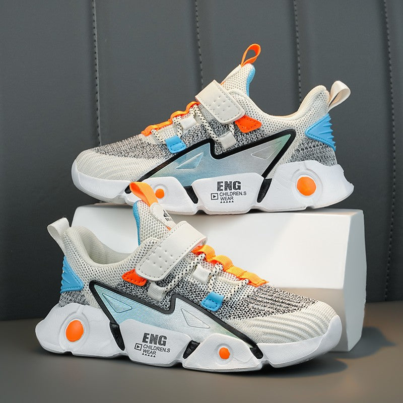 Girls' Campus Fashion Leisure Sports Mesh Breathable Sports Shoes