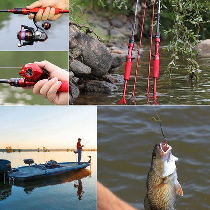 Sougayilang Spinning Fishing Rod 1.8m 2.1m Carbon Rod Baitcasting Fishing Rod 2Section Eva Handle Lure Rod Bass Freshwater Fish