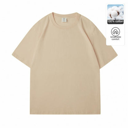 Top Grade 100% Mecerized Cotton New Summer Brand Tops Round Neck Plain t Shirt For Men Short Sleeve Casual Fashion Men Clothing