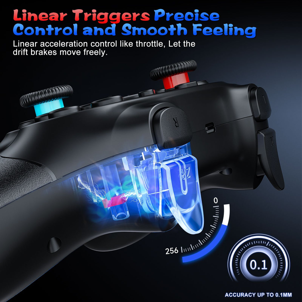 Gamepads For Nintendo Switch/Pro/OLED/PC Console Control Wireless Blue-tooth Vibration Turbo Game Joystick Controller