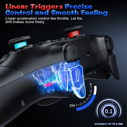 Gamepads For Nintendo Switch/Pro/OLED/PC Console Control Wireless Blue-tooth Vibration Turbo Game Joystick Controller