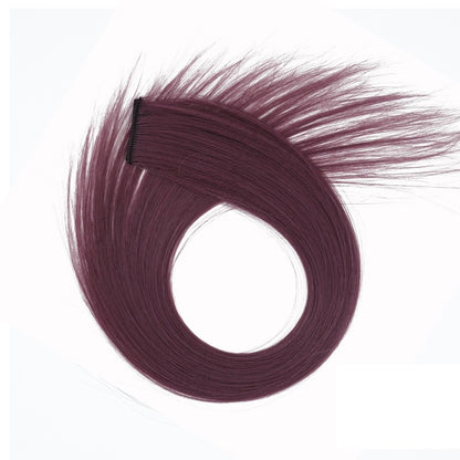 22 Polegadas Sintético Longo Liso Clip In Extensões de Cabelo Perucas de Alta Temperatura Cores do Arco-Íris Acessórios de Cabelo para bom 2026