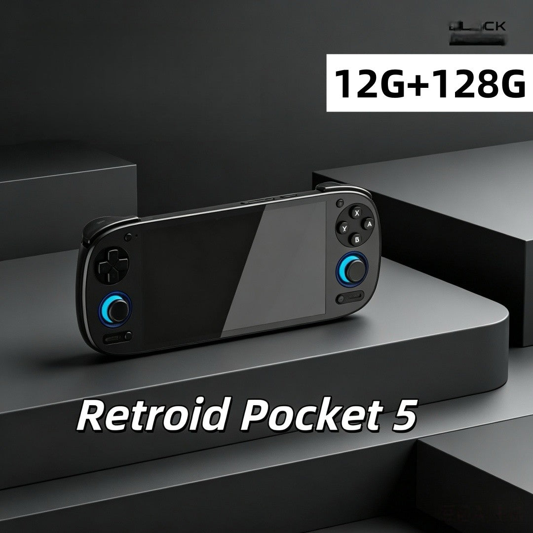 Retroid Pocket 5 Retro Handheld Game Console Video Game Consoles RP5 SD865 12 128G Android13 5.5Inch OLED HD Screen 512G PSP PS2