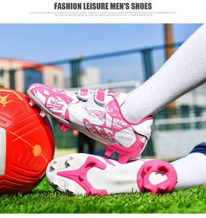 New Kids Football Boots Non Slip Professional Fast Children Football Shoes Original Boys Soccer Shoes Indoor Match Ultralight