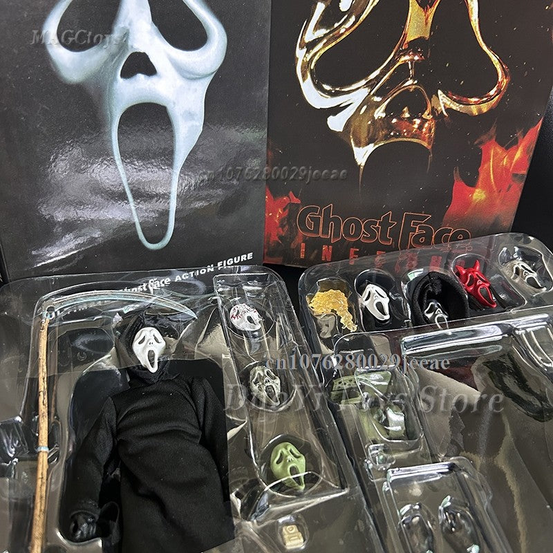 18CM NECA Scream PVC Action Figure Horror Face Figurine Toy Exclusive Collectible Model Gifts