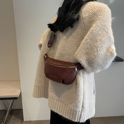 Fashionable New Women's Bag, Simple and Stylish Women's Casual Chest Bag, Waist Bag, Single Shoulder Crossbody Bag