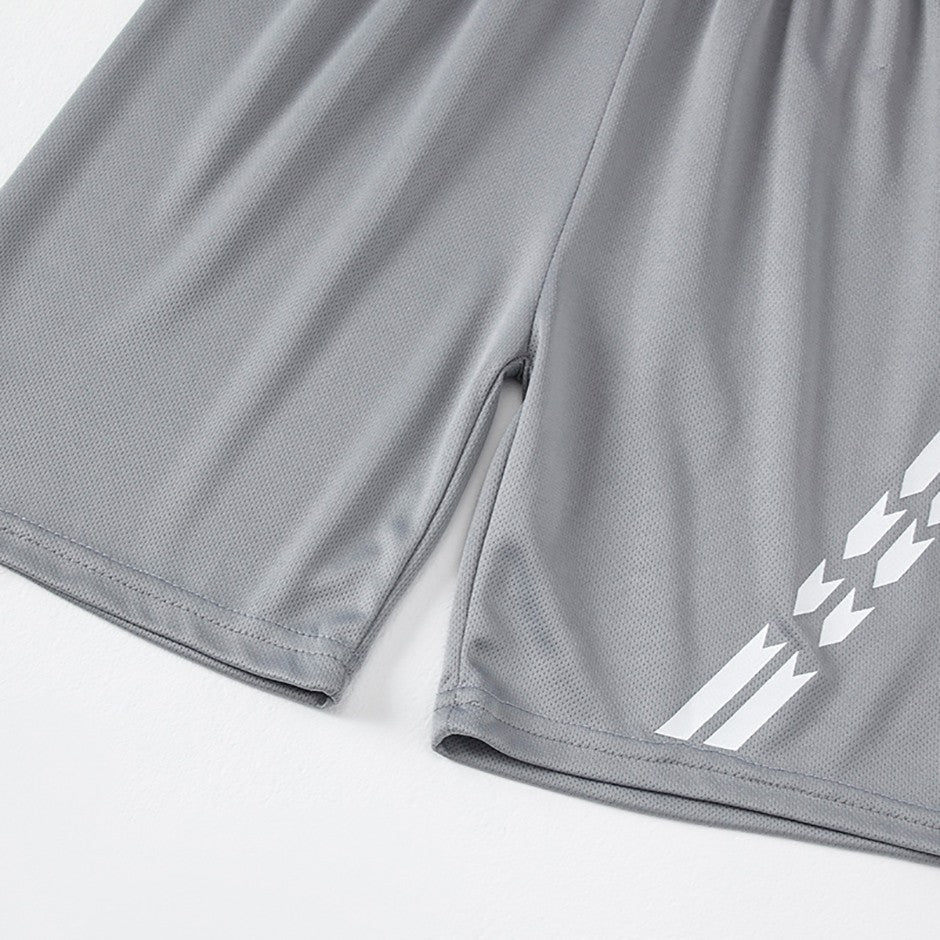 1/4 Piece Children's Fashion Printing Quick-drying Breathable Shorts Boy Running Basketball Football Joker 5 Pants Student Beach