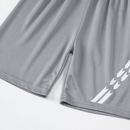 1/4 Piece Children's Fashion Printing Quick-drying Breathable Shorts Boy Running Basketball Football Joker 5 Pants Student Beach