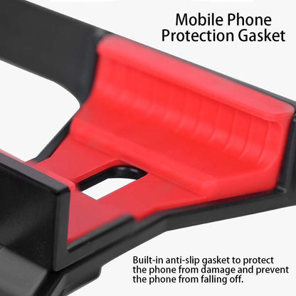 Estabilizador portátil com rotação de gimbal, suporte para microfone de celular, luz de preenchimento, suporte para celular para transmissão ao vivo