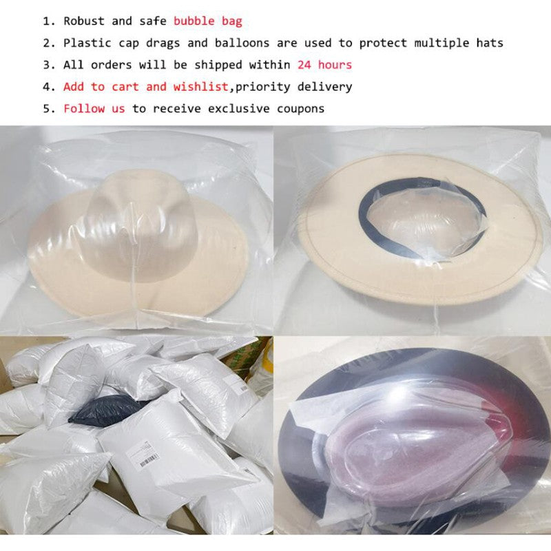 Fashion Unisex Women Men Straw Hat Ribbon Curling Brim Jazz Fedora Hat Panama Gangster Cap Outdoor Beach Parent-Child Sun Hats