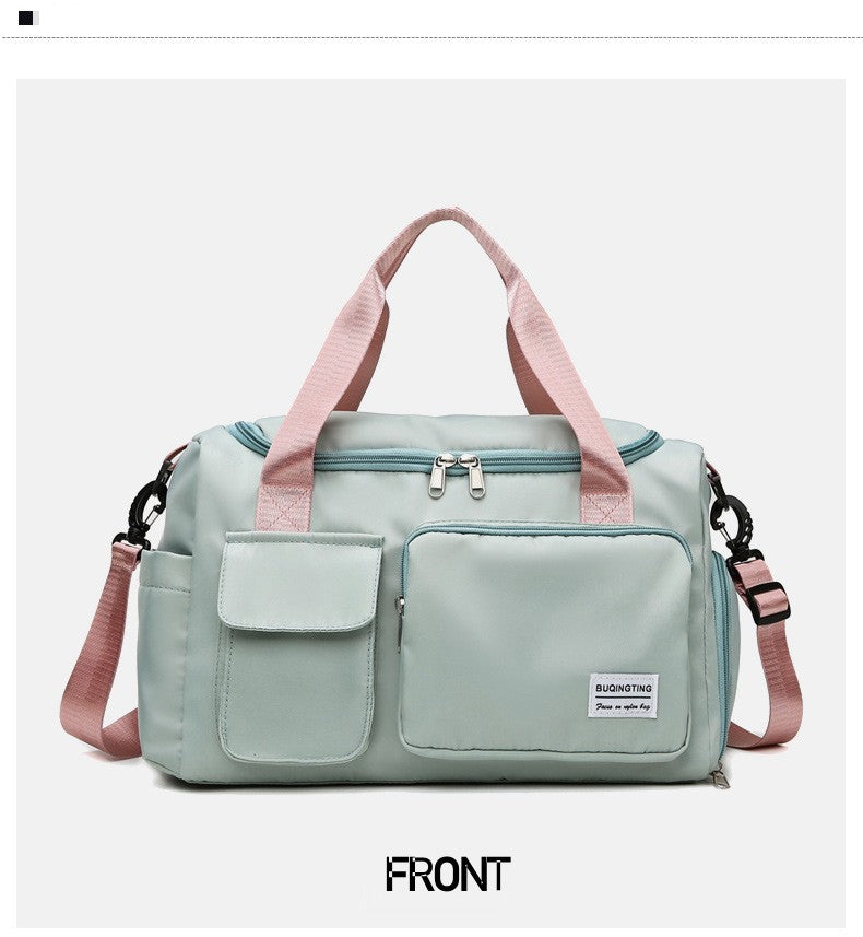 Womne's Travel Bags Handbags Gym Shoulder Bags Oxford Fitness Camping Trekking Bags Hiking Waterproof Outdoor Crossbody Bag