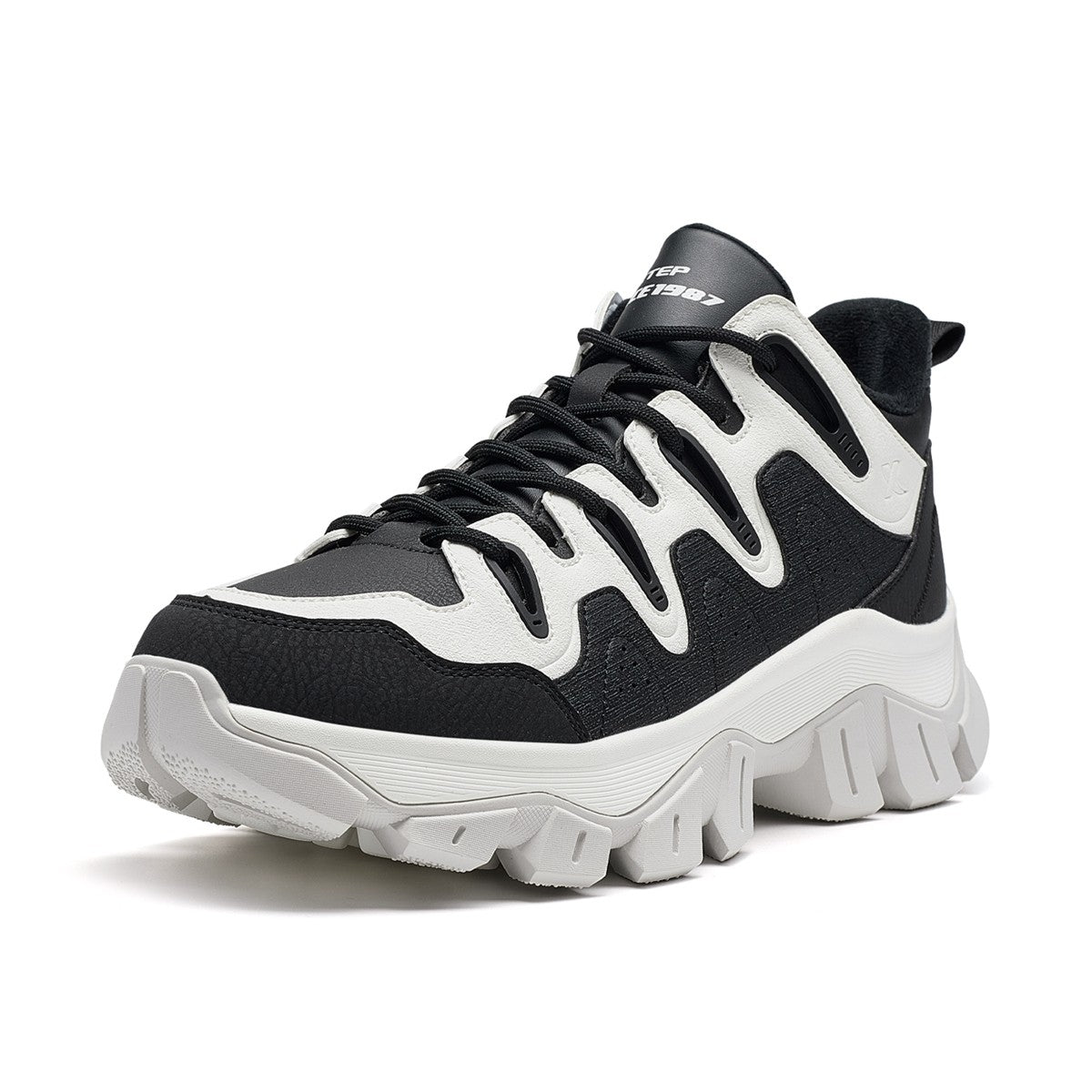 Xtep Chuanxing lite Cotton Shoes For Men 2024 Autumn Comfortable Casual Shoes Trendy Retro Soft Sneakers 876319370006