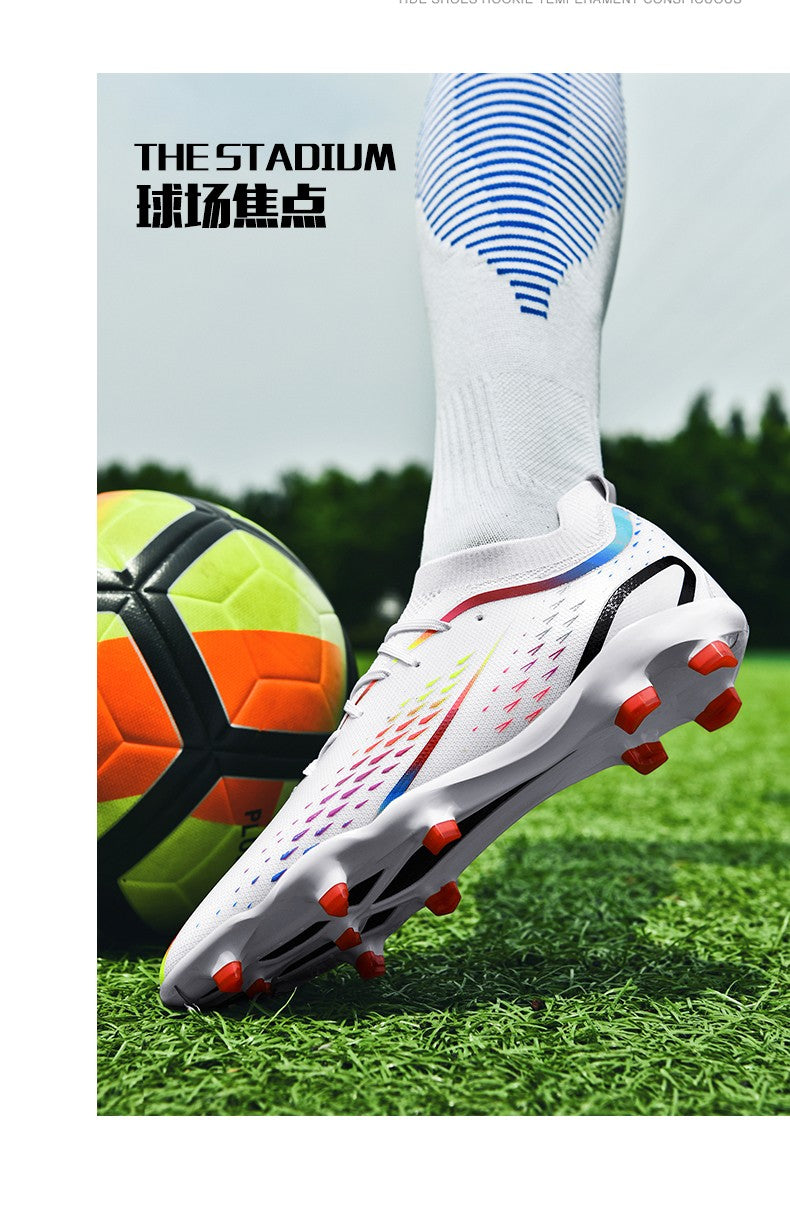 New Men Ultralight Soccer Shoes TF/FG Professional Football Boots Unisex Non-Slip Training Soccer Cleats Outdoor Field Chuteira