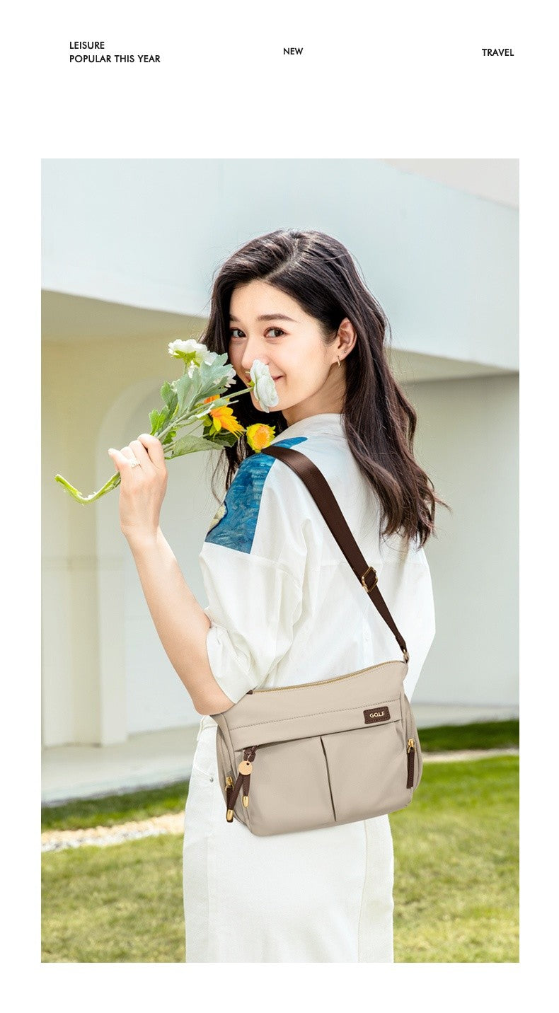 GOLF Crossbody Women's Bag Nylon Shoulder Bag Lady Bucket Mini Cross Body Purse Handbag New Fashion Garden Bag Women shoulder ba