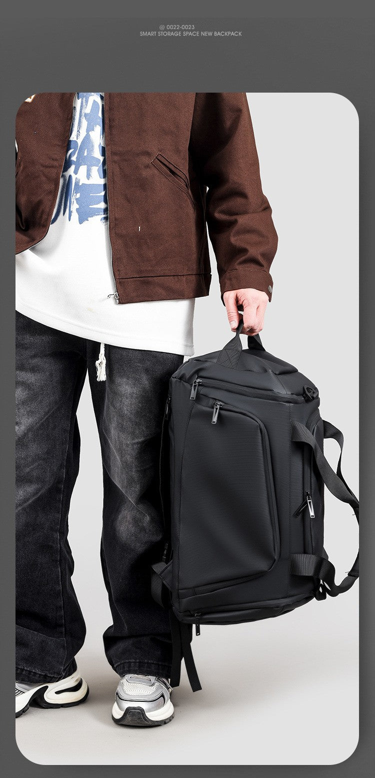 Customized Travel Bag Logo Large Capacity Storage Bag Men's Handheld Shoulder Bag Sports Gym Bag DIY