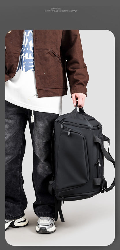 Customized Travel Bag Logo Large Capacity Storage Bag Men's Handheld Shoulder Bag Sports Gym Bag DIY