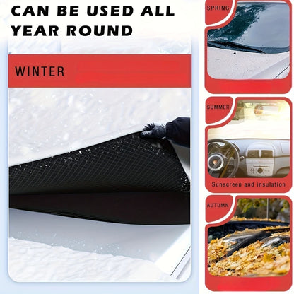 Car Snow Shield Cover Windshield Protection Protection Frost Winter Front Window Waterproof Sun Shade Sedan Suv Umbrella Outdoor