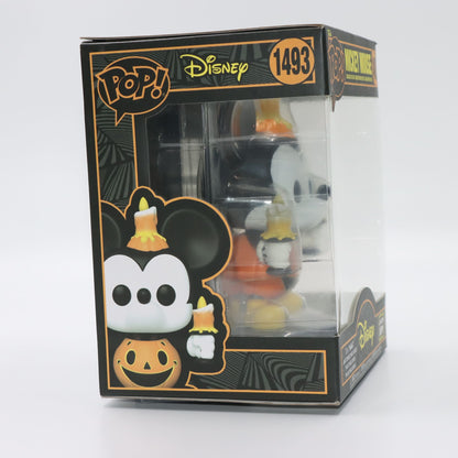 Boneco Funko Pop Disney Halloween Mickey Mouse Brilha no Escuro, Modelo de Coleção de Vinil, Brinquedo de Decoração de Mesa, Presente