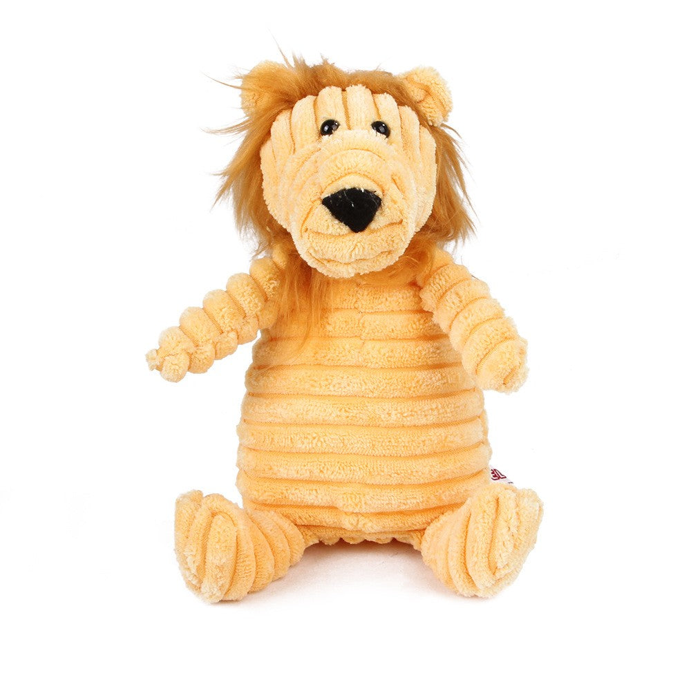 Brinquedo de Pelúcia para Cães Mordedor de Cordeiro, Macaco, Porco com Som, Treinamento de Ventilação, Suprimentos para Limpeza de Dentes de Cães, Brinquedos para Cães Grandes