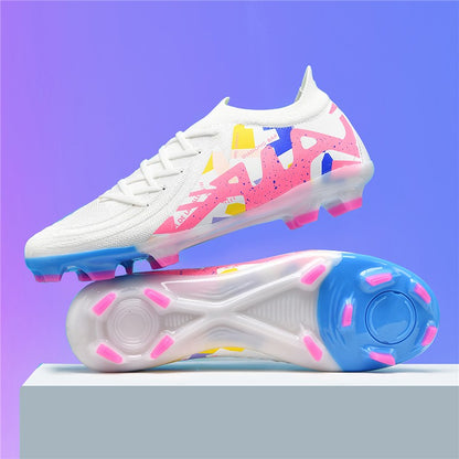 New Men Soccer Shoes Football Boots Grass Cleats Indoor Adult Non-Slip Boys Adult Futsal Sport Ultralight Turf Comfortable