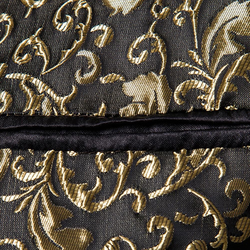 Luxury Men Jacquard Single Button Slim Fit Turndown Collar High Quality Wedding Banquet Men Jacket Coat