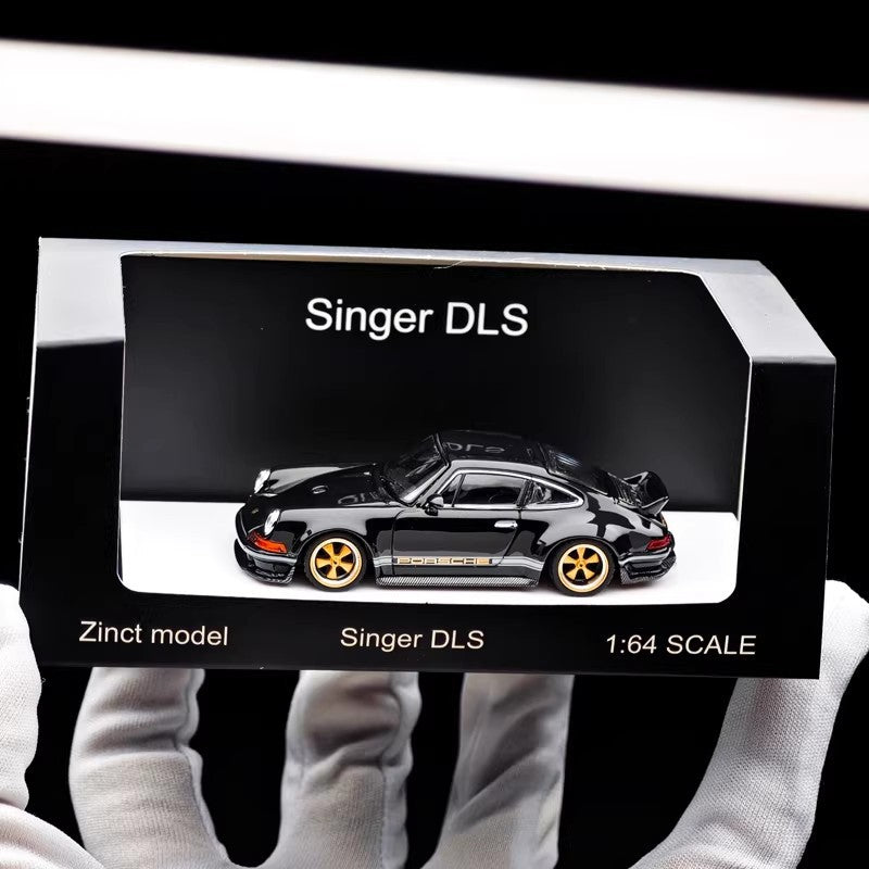 1:64 Novo Modelo de Zinco Porsch 911 964 Singer Coupe Dls Miniatura de Liga Fundida Modelo de Brinquedo Infantil Colecionável Ornamento