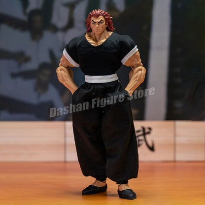 ST Baki Hanma Filho de Ogro Boneco de Ação Hanma Yuujiro Estatueta Ko Luta PVC Coleção Anime Yujiro Figuras Modelo Brinquedos Presentes