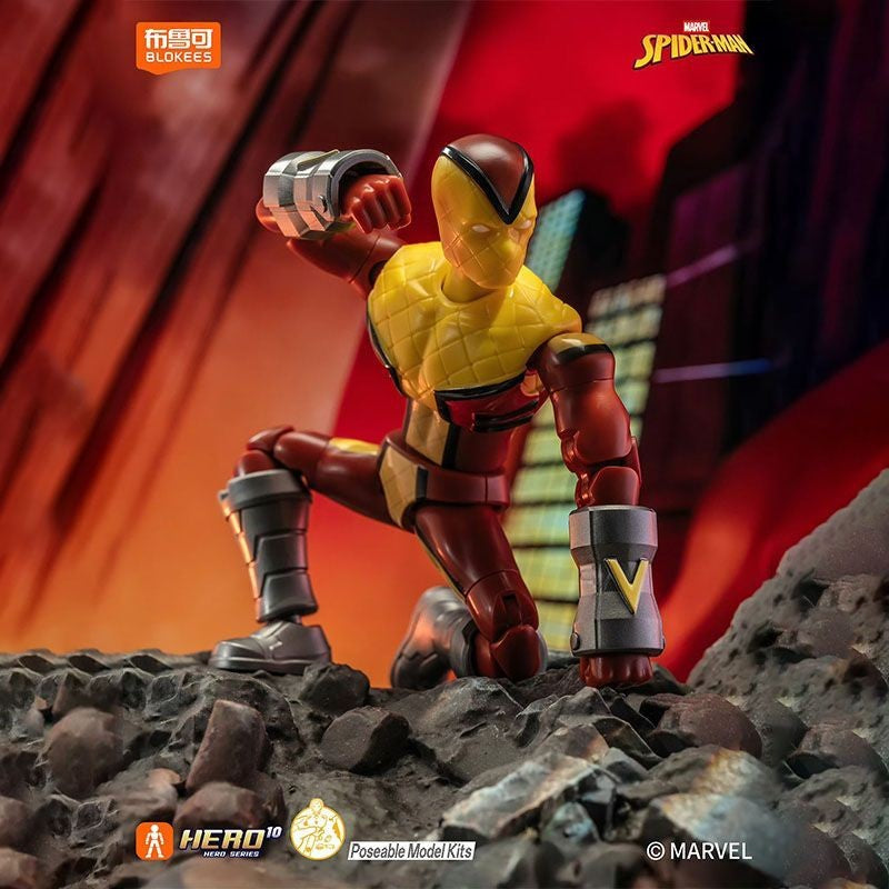 Bonecos de Montar Blokees Hobie Brown Spider-Man Duende Verde Homem-Areia Electro Shocker Spider-Man 2099 Brinquedos de Coleção Montáveis Presentes