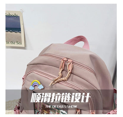 Mochila Feminina Fofa Desenho Animado Moda Adolescente Estudante Mochila Escolar Adorável Bolsa Feminina Mochila Escolar Versátil para Meninas