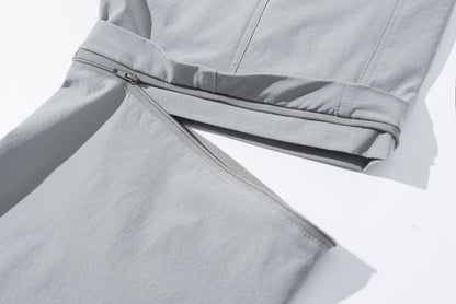 2025 Zip Off Hiking Pants Convertible Shorts Mens Cargo Work Pants Lightweight Breathable Trousers Workwear Outdoor Casual Pants
