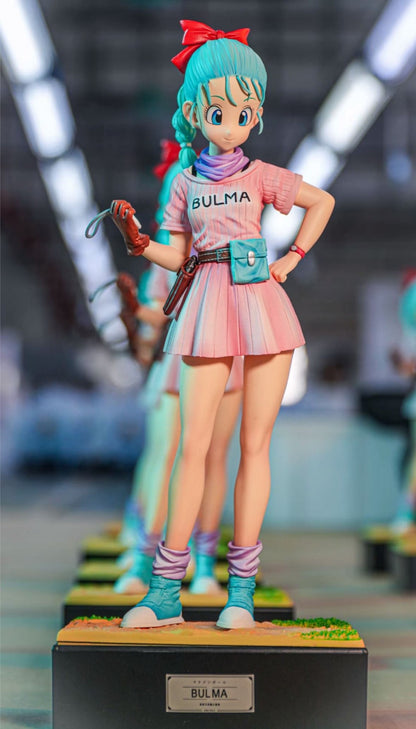 In Stock 30cm JT Studio Bulma Figure Dragon Ball Anime Figure Childhood Series PVC Statue Collection Model Ornament Gift Toy