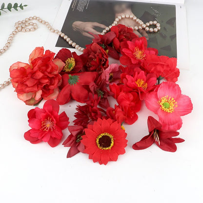 20Pcs Artificial Floating flower Curtain Wedding Couple Photo  Decorations DIY Floral Design Craft Supplies Home Party Decor