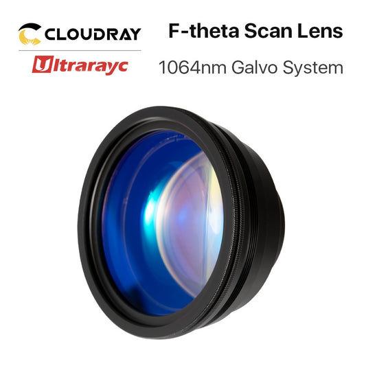 Ultrarayc Lente F-theta 1064nm Lente de Foco Laser Distância Focal 63-420mm Campo de Varredura 50×50-400×400 para Sistema Galvo a Laser de Fibra YAG