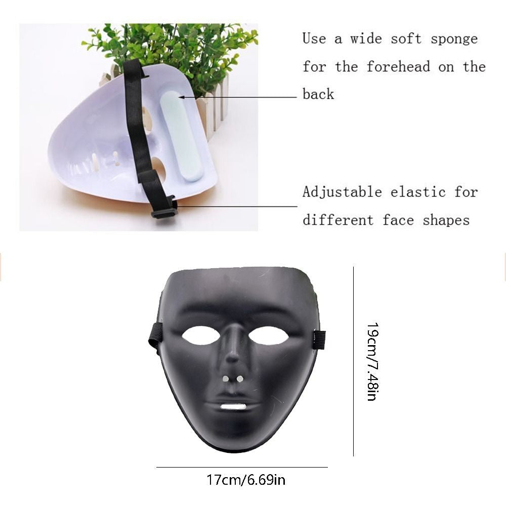 Carnival Costume Props The Phantom Dancer Mask Prom Party Supplies Halloween  Masks Party Cosplay Props Full Face Mask