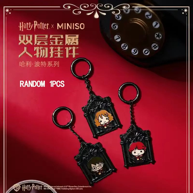Miniso Bolsas de Cosméticos Harry Potter com Co-Branding Bolsas Transversais Periféricos de Anime Brinquedos de Adereços de Cosplay Infantis Presentes de Natal