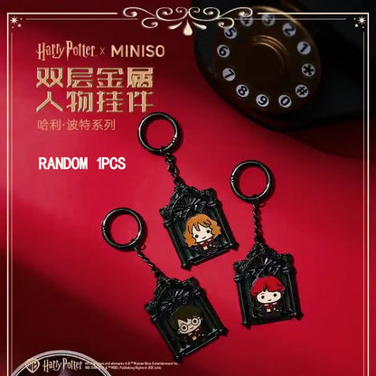 Miniso Bolsas de Cosméticos Harry Potter com Co-Branding Bolsas Transversais Periféricos de Anime Brinquedos de Adereços de Cosplay Infantis Presentes de Natal