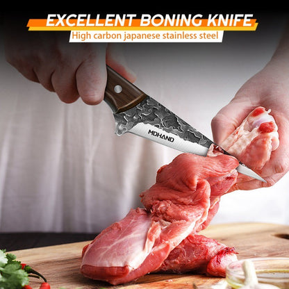 ZENG 14PCS Japanese Chef Knife Set High Carbon Steel Sharp Blade for Meat Slicing Peeling Chopping Cooking Kitchen Knives Set