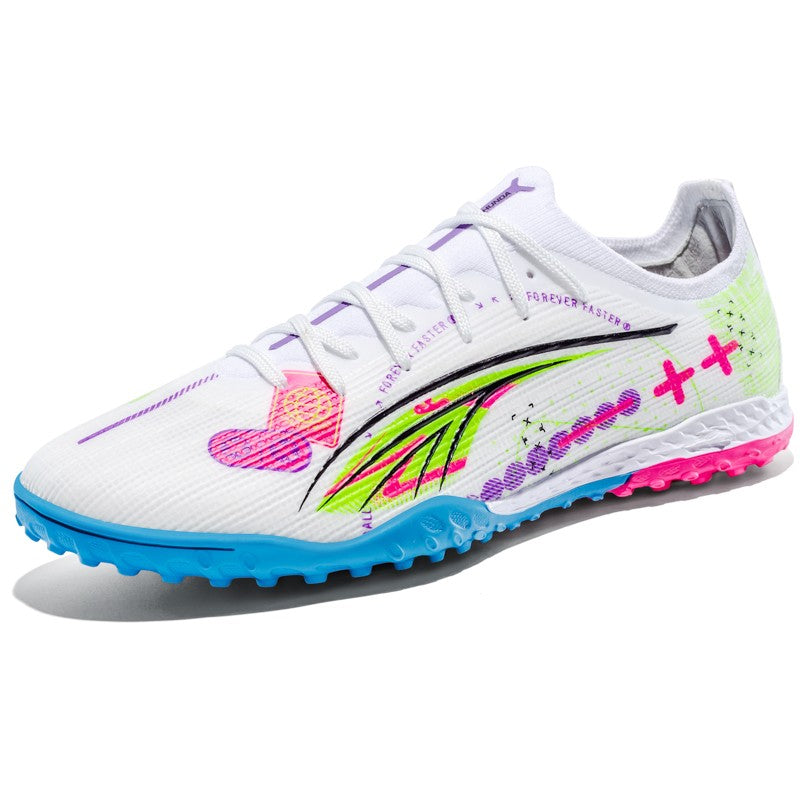 Soccer Shoes Men's Football Field Boots Grass Training Society Sports Soccer Cleats Without ShoeLaces Crampons De Football