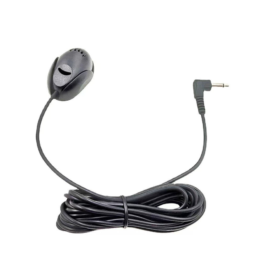 Mini Microfone de Carro Tipo Pasta Áudio Mãos-Livres Microfone 3,5mm Painel de Instrumentos Compatível com Bluetooth para Rádio de Veículo GPS