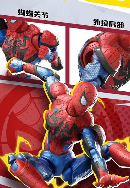 Novas Figuras de Ação de Anime Blokees Homem-Aranha Venom Marvel Rivals Champion Class Kit de Modelo Marvel Brinquedos de Presente de Figura de Ação Montável